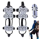 Schuhspikes | rutschfeste Steigeisen Greifer | Eisspikes für Schuhe, für Winter, Wandern, Klettern, Trekking, Outdoor-Abenteuer, Bergsteigen