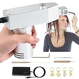 HandgefüHrte Elektrische Flechtmaschine, FüR Langes Echthaar Und Kunsthaar, Maschine Zur Sofortigen Dreadlock-VerläNgerung, Mit KüHlöFfnungen