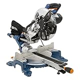 DEXTER - Zug-Kapp-Gehrungssäge - Sägeblatt Ø 255 mm 48 Zähne - 2000 W - 5000 U/min - Schnittbreite 315mm - Schnitthöhe 40 mm bei 30° und 90mm bei 90° - Holz und Kunststoff