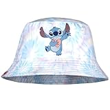 Disney Stitch Bucket Hat für Mädchen Alter 5–12 Jahre, Sommerhut für Kinder, leicht, atmungsaktiv, Sonnenhut, Geschenk für Mädchen, mehrfarbig, mehrfarbig, Einheitsgröße