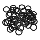 LOEFLIFA 100 Stück Gummi Hantelscheiben Flachscheiben Rutschfeste Gewichtsscheiben Gummiringe für Langhantel und Kurzhantel Fitness Zubehör für Heimtraining
