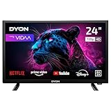 DYON Movie Smart 24 VX - 24 Zoll (60 cm) Smart TV mit HD Triple Tuner (DVB-C/-S2/-T2), App Store, Prime Video, Netflix, YouTube, DAZN, Disney+, waipu.tv, Hotelmodus