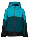 ZIENER Jungen AGIMO-Z Ski-Jacke/Winterjacke | warm, atmungsaktiv, wasserdicht, Black, 140 cm