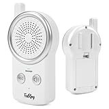 50s Memo Voice Message Recorder mit Wiedergabe, kleines Tape Recorder für Kinder & Sehbehinderte, beschreibbares Diktiergerät mit 2 Tasten, Mini Voice Box für schnelle Notizen & Kommunikation (Weiß)