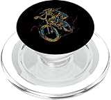 Bunte abstrakte Kunst BMX Bar Turn 180 360 PopSockets PopGrip für MagSafe