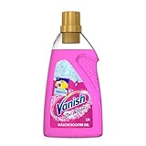 Vanish Oxi Action Gel Pink – 1 x 1,5l – Fleckenentferner und Wäsche-Booster Gel ohne Chlor – Für bunte Wäsche