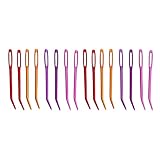 RASTKY Webnadel mit Großem Öhr, 16 Stück, Gobelin, Großes Auge, Gebogene Spitze, Stricken mit Aufbewahrungsboxen, Gobelin, Nähen, Stricken, Gebogenes Gobelingarn