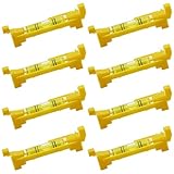 Alovez 8 Stk Schnurwasserwaage,Richtschnur Schlauchwaage für Maurerarbeiten,Wasserwaage Schnuur für Klempnerarbeiten,Wasserwaage Schnuur für Hochbau,Schnurwasserwaage Profi zum Aufhängen an der Leine