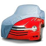 iCarCover Autoabdeckung für Chevy SSR, wasserdicht, für jedes Wetter, Regen, Schnee, UV-Sonnenschutz, vollständige Abdeckung für den Innen- und Außenbereich, mit Gurt (Baujahr passend für 2003–2006)