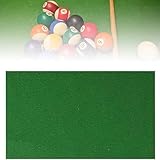 Billardtischdecke, 2,7 m, 2,4 m, 2,7 m, 2,7 m, 2,4 m, Ersatzset, Premium-Tuchabdeckung für Snooker, Billardtische, langlebig, Indoor-Sportspiel mit 6 Bonus-Bodentüchern