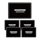 Gigastone SATA SSD 500GB 5er-Pack, 2,5-Zoll-SSD, 520 MB/s, Speicher und Speicher Upgrade für PS4-Laptop, Festplatten Ersatz, interne Solid-State-Laufwerke, 2,5-Zoll SATA-III SLC Cache