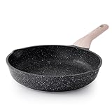 Kordisen Antihaft Bratpfanne 28 cm, Granit Beschichtung Pfanne, Induktion Kompatibel, Gesunde Stein Kochgeschirr, PFOA-frei
