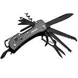 HONZIN Taschenmesser im Schweizer Stil - für den Täglichen Gebrauch, Einschließlich Überlebensangeln im Freien