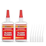 Tenacore 50g Mächtiger Universalkleber, Hochfester Ölbasierter Schweißkleber, Super Kleber, für Metall, Kunststoff, Holz, Gummi, Keramik & mehr (2 Stück)
