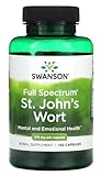 Swanson - Johanniskraut 375 mg | Natürliche Unterstützung für Stimmung und Wohlbefinden - 120 Kapseln