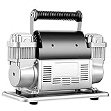 YCDJCS Digitaler Reifenfüller 12V 780W Elektrische Hochleistungs-Luftpumpe Mit Mehrzweck-Gasdüse 8m Explosionsgeschützte Schlauchaufbewahrungstasche Stationäre Druckluft-Kompressoren