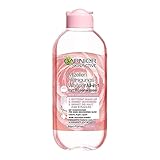 Garnier All-in-1 Mizellen Reinigungswasser mit Rosenwasser für einen besonderen Glow, Make up Entferner und Gesichtsreinigung für empfindliche Haut, Skin Active, 1 x 400 ml
