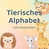 Tierisches Alphabet zum Ausmalen