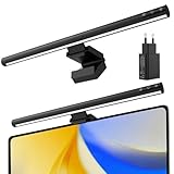 ZOBMIO Monitor Lampe mit Touch Control, Monitor Light Bar USB mit Anti-blaues Licht, Modern Monitor Beleuchtung mit Ladeadapter, PC Monitorlampe Lichtleiste Monitor Licht für Computer Home Office