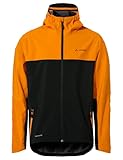 VAUDE Men's Moab Rain Jacket - Wasserdichte MTB-Jacke, 2,5-Lagen-Membran, Unterarmventilation, Aufrollbare Kapuze, Recyceltes Material - Made in Germany