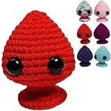 Emotional Support Plug, Handgemachte Emotionale Unterstützung Plug Häkeln, Mini Strickpuppe Plug Ornament, Emotionale Unterstützung Plug Self Care Gag Geschenk, Lustiges Gag Geschenk für Männer und