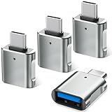 Obcxin Adapter USB C auf USB (4 Pack), OTG Adapter Thunderbolt 4/3 auf Kompatibel mit iPhone16 15 Serie MacBook Pro M4 Mac mini Galaxy S24, iPad, Type-C Mobile Phone, Tablets and More