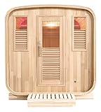 Holl's Sauna Gaïa Nova Nova - Fichte, DIY, Küchen und Badezimmer, Saunen, HL -B200E