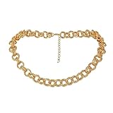 Holibanna Doppellagige Halskette Für Damen | Kreatives Clavicle Design | Eleganter Schmuck Für Frauen | Perfektes Für Jeden Anlass | Modische Perlenkette