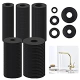 Gummi-Unterlegscheiben-Set, 1,18/0,98/0,79/0,71/0,47 Zoll, 120 Stück Gummi-Unterlegscheiben, abriebfeste Gummi-Unterlegscheiben für Schrauben, Armaturen, Haushalts-Gummi-Abstandshalter