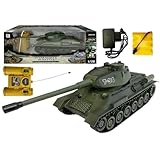 efaso 99815 RC Battle Panzer T-34 olivgrün 1:28 mit integriertem Infrarot Kampfsystem 2,4 GHz Version