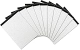 Landré Notizblock ohne Deckblatt A5 kariert, 50 Blatt, 70 g/m², 10 Stück