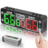 YZ LED Tragbare Elektronische Anzeigetafel Fussball, Tischtennis Zähler, Tennis Punktezähler, Digital Scoreboard, Cornhole Zähltafel, für Volleyball, Basketball, Badminton, Pool Sports Indoor Outdoor