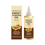 Süßmandelöl, Körperöl mit Mandelöl Traubenkernöl und Macadamiaöl, Sinnliches Massageöl Mandel, Massage-Öl Haarmaske Feuchtigkeitsspendend nach Bad oder Sonne Basis ätherische Öle (1 PCS)