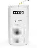 DAYETTE Tragbarer Luftreiniger für Allergiker, ideal für Schlafzimmer und Auto, mit Duftschwamm und HEPA 13 Filter gegen 99,97% von Staub, Pollen, Tierhaaren & Gerüchen, 15dB Ultra-Leise