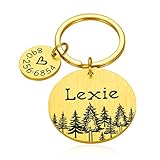 Anti-verlorene Hundemarke Hundehalsband Wald Haustier ID Name Telefonnummer Personalisierte Marke Für Katze Welpen Hundehalsband Anhänger,Gold