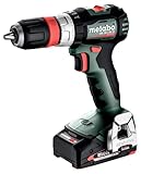 metabo Akku-Schlagbohrschrauber SB 18 L BL Q - 18 V, 65 Nm - LED-Arbeitslicht, kompakt & leistungsstark für Bohren und Schrauben in Holz, Stahl und Mauerwerk - Inkl. 2 Akkus 2.0 Ah, Ladegerät, metaBOX
