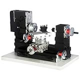 Elektrowerkzeuge KLEINE POWER MINI Metal-Rotationsdrehmaschine DIY. Horizontale elektrische Drehmaschine Drehmaschine Zubehör Kleine Drehmaschine Kleine Macht Mini Metall Rotarydrehmaschine Tischdrehm