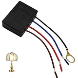 Touchdimmer Modul MTD-EH1503, LED-kompatibel, 20-100 Watt für herkömmliche Lampen, 3-25 Watt für LED Leuchten, für Sensorlampen, elektrische schalter & dimmer Abmessungen 49x34x15mm (1)