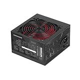 MARSGAMING MPIII850, PC-Netzteil ATX 850W, 5 Jahre Garantie, 85% Effizienz, Digitales APFC-System, 120mm FDB-Lüfter mit AI-RPM, DC-DC- und SMD-Technologie, extra Lange Flachkabel, Schwarz