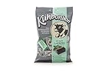 Kuhbonbon Mint-Lakritz 200g – weiche Karamellbonbons aus süßem Karamell, zartschmelzende Toffee-Bonbons aus guter Butter, Milch, Menthol und Lakritz, glutenfrei, 200 gr