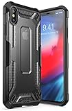 SUPCASE Unicorn Beetle Series Premium Hybrid Schutzhülle Bumper Clear Case für 6,5 Zoll Apple iPhone XS (2018 Release), Schwarz