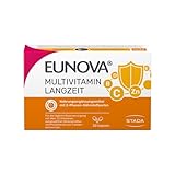 Eunova Langzeit - Nahrungsergänzungsmittel mit allen 13 Vitaminen, mit wichtigen Mineralstoffen und Carotinoiden - 1 x 30 Kapseln