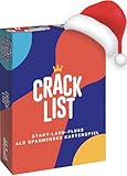 CRACK LIST I Familienspiel I Kartenspiel I 2-8 Spieler I Brettspiele ab 10 Jahre I 30+ Minuten I Spieleabende im Freundes- und Familienkreis I Deutsch