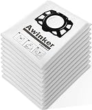 10 Stück KFI 357 Staubsaugerbeutel für Kärcher WD2 WD3 KWD1 KWD2 KWD3 WD3.200 - WD3.800 M/SE4001/SE4002 Staubsauger, Ersetzt 2.863-314.0