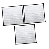 DOITOOL 3 Stück Reflektierende Reptilien Heizmatte Wasserdichtes Wärmeisolierpad für Terrarien Gleichmäßige Wärmeverteilung für Eidechsen Schlangen Schildkröten und Frösche