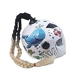 Helm Pferdeschwanz Dual Pigtails Twist Braids Haar mit Saugnapf Bogen für Motorrad Fahrrad Motorrad Motocross Off Road Fahrrad Radfahren Biker Fahrer Skateboarding Roller Kostüm Cosplay (Schwarz