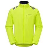 Ettore Wasserdichte Atmungsaktive Herren Fahrradjacke Hohe Sichtbarkeit Hi-Vis - Night Eagle Evo - Gelb