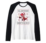 GLÜHVINO SAUFUS REX X Dinosaurier Dino - Xmas Wein Glühwein Raglan