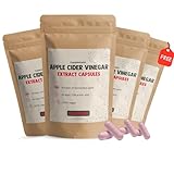 Cupplement 240 Apfelessig Kapseln 500 MG - Keine Schlankheitspillen, Pillen, Pulver, Gummis oder Tabletten - Gewicht verlieren - Apfelessig - Hochdosiert - Bio - Apple Cider Vinegar Capsules