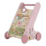 Little Dutch 7332 FSC Holz Activity Laufwagen - Fairy Garden rosa